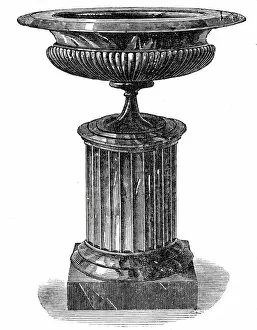 Saxe Coburg Gotha Albert Gallery: Cannel Coal Vase, 1845. Creator: Unknown