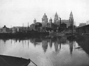 Valentine Sons Prints: Canning Dock, Liverpool, 1924-1926. Artist: Valentine & Sons