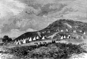 Cyathea Prints: Cannock Chase Manoeuvres: General Lyson's head-quarters
