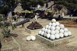 Northern Cyprus Prints: Cannon balls, North Cyprus