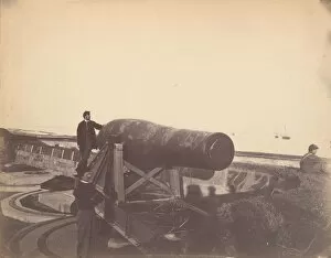 Cannon, Fortress Monroe, ca. 1864. Creator: Alexander Gardner