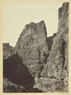 Canon of Kanab Wash, Colorado River, Looking South, 1872. Creator: William H. Bell