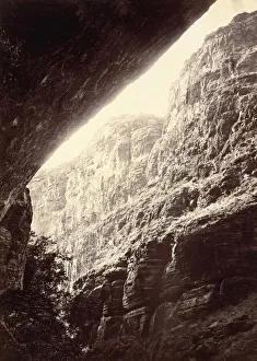 Arizona Collection: Canon of Kanab Wash, Looking South, 1872. Creator: William H. Bell