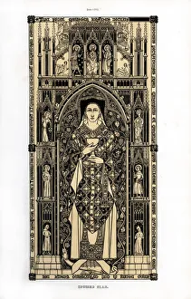 Chasuble Prints: The canon of Poitiers, c1350, (1843). Artist: Henry Shaw