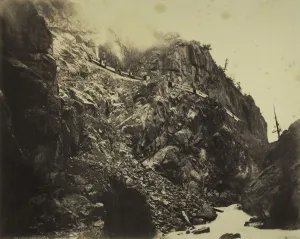 Canon of the Rio las Animas, c. 1882-1886. Creator: William Henry Jackson (American
