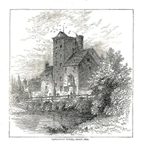 Walter Thornbury Prints: Canonbury Tower About 1800, 1878