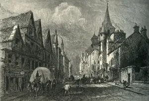 Taxation Prints: The Canongate Tolbooth, c1870