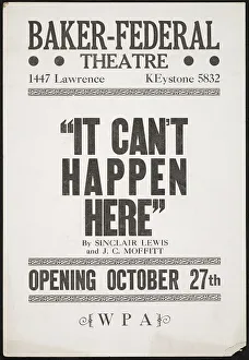 John C Prints: It Can't Happen Here, Denver, 1936. Creator: Unknown