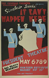 John C Prints: It Can't Happen Here, Des Moines, IA, 1937. Creator: Unknown