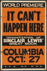 John C Prints: It Can't Happen Here, San Francisco, 1936. Creator: Unknown