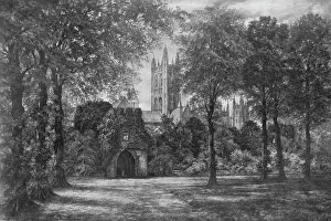 Canterbury Cathedral, c1910, (1912). Artist: Camille Fonce