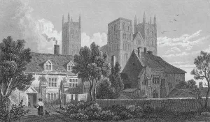 Gastineau Prints: Canterbury Cathedral. Kent, c1831. Artist: Henry Adlard