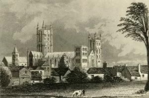 Canterbury Collection: Canterbury Cathedral, Kent, c1845. Creator: Unknown
