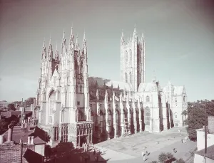 Unesco Prints: Canterbury Cathedral, Kent, c1955. Creator: Arthur Charles Kirby Ware