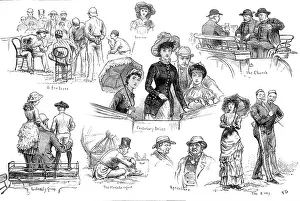 Picnic Prints: The Canterbury Cricket Week, 1881. Creator: Unknown