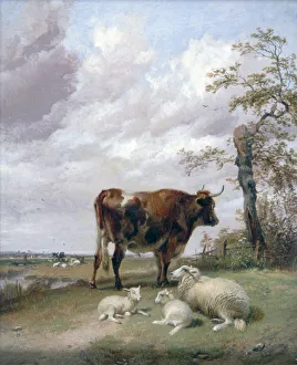 Thomas Sidney Prints: Canterbury Meadows, 19th century. Artist: Thomas Sidney