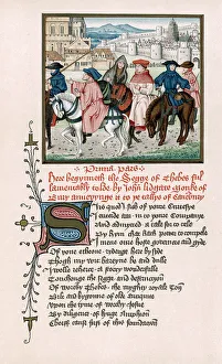 Canterbury pilgrims, c1420 (19th century)