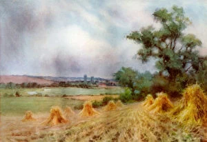 Rivers Gallery: Canterbury from Sturry Wood, Kent, 1924-1926.Artist: A Montague Rivers