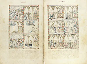 Monasterio De El Escorial Prints: Cantigas de Santa Maria - Codex Rico, ca 1280-1284. Creator: Anonymous