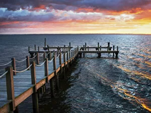 Water Surface Gallery: Cantina Sunset. Creator: Eve Turek