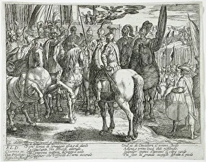 Gerusalemme Liberata Prints: Canto I, 16th century. Creator: Antonio Tempesta
