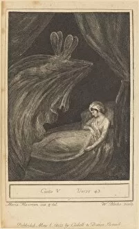Blake William Gallery: Canto V, Verse 43, 1803. Creator: William Blake