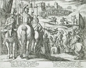 Gerusalemme Liberata Prints: Canto VI, 16th century. Creator: Antonio Tempesta