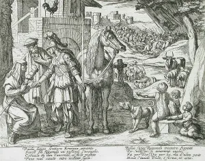 Gerusalemme Liberata Prints: Canto VII, 16th century. Creator: Antonio Tempesta
