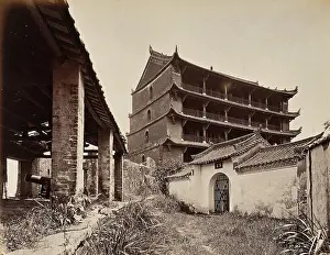 Canton Prints: Canton, China: the Five-Storied Pagoda and Old Fort, c1873. Creator: William Pryor Floyd