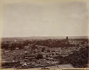 Canton Prints: Canton, China: a panoramic view of the city, c1873. Creator: William Pryor Floyd