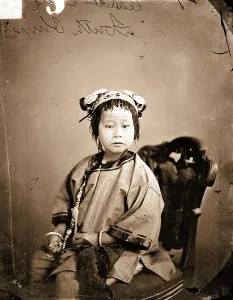 Canton Prints: Canton (Guangzhou), Kwangtung province, China: a girl, 1869. Creator: John Thomson