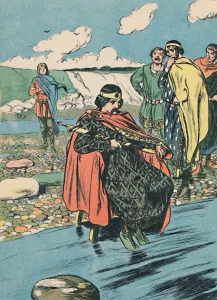 Canute I Gallery: Canute Orders The Tide to Stop, c1907