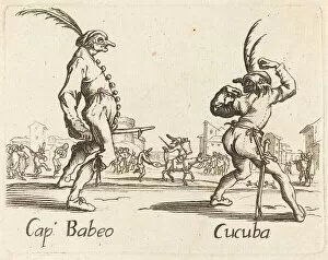 Commedia Dellarte Gallery: Cap. Babeo and Cucuba. Creator: Unknown