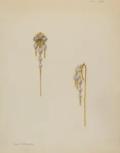 John H Prints: Cap or Bonnet Pin, 1938. Creator: John H. Tercuzzi