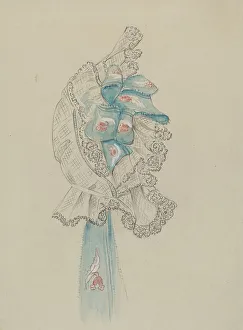 Benge Jessie M Prints: Cap, c. 1936. Creator: Jessie M. Benge