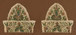 Chain Stitch Gallery: Cap (Disassembled), England, 18th century. Creator: Unknown