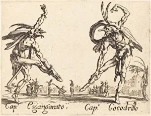Cap. Esgangarato and Cap. Cocodrillo, c. 1622. Creator: Jacques Callot