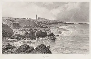 Cap St. Mathieu, 1846. Creator: Eugene Ciceri (French, 1813-1890)