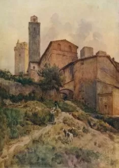 Via Capassi, San Gimignano, c1900 (1913). Artist: Walter Frederick Roofe Tyndale
