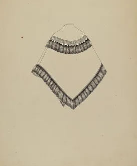 Hofmann Melita Prints: Cape, c. 1938. Creator: Melita Hofmann