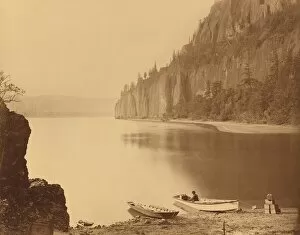 Atmospheric Gallery: Cape Horn, Columbia River, 1867. Creator: Carleton Emmons Watkins