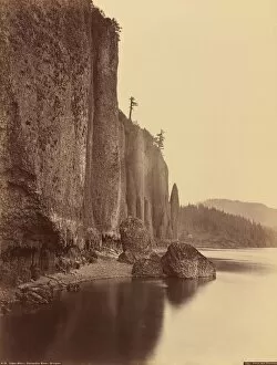 Cape Horn Gallery: Cape Horn, Columbia River, Oregon, 1867. Creator: Carleton Emmons Watkins