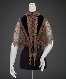 Beads Prints: Cape, late 1880s. Creator: Unknown