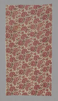 Pomegranate Prints: Cape Provencale (Dress or Furnishing Fabric), France, 1725 / 75. Creator: Unknown