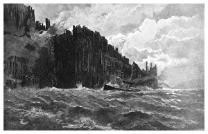 Stormy Prints: Cape Raoul, Tasmania, Australia, 1886