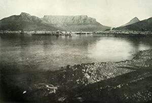 Cape Town Gallery: Cape Town, Devils Peak, Table Mountain, and Lions Head from Table Bay, 1900. Creator