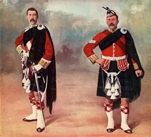 Posture Collection: The Cape Town Highlanders, 1900. Creator: JE Bruton