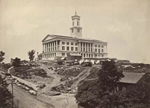 Capitol Building Collection: The Capitol, Nashville, Tennessee, 1860s. Creator: George N. Barnard