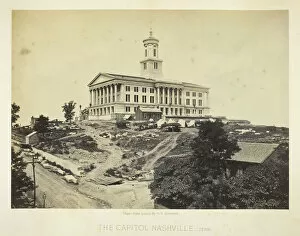 Capitol Building Collection: The Capitol, Nashville, Tennessee, 1864. Creator: George N. Barnard