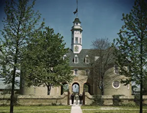 Sailors Collection: The capitol of the Virginia colony during the 18th century... Williamsburg, Va. 1943